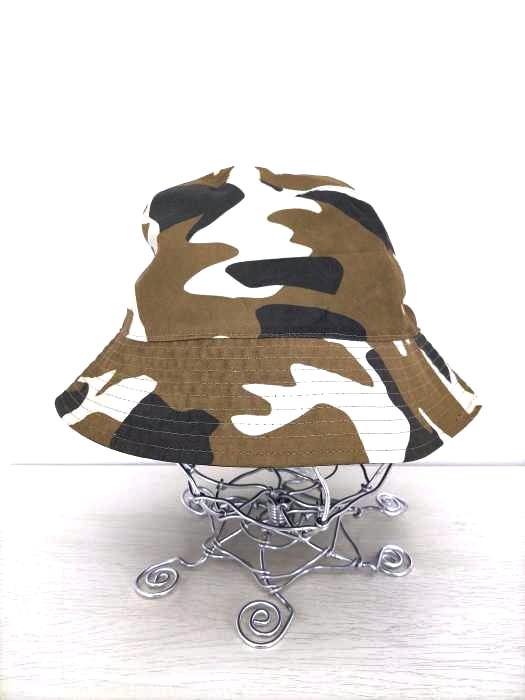 ZARA(ザラ) REVERSIBLE PRINT BUCKET HAT レディース import：M