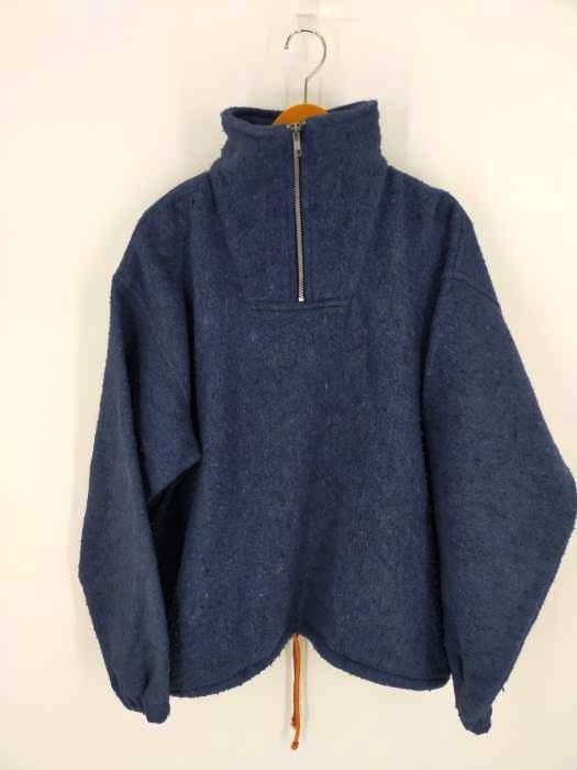 EARTH RAGZ(アースラグズ) 縮絨ハーフジッププルオーバー メンズ import：L