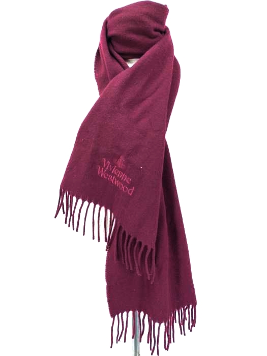 Vivienne Westwood(ヴィヴィアンウエストウッド) ウール フリンジマフラー レディース 表記無