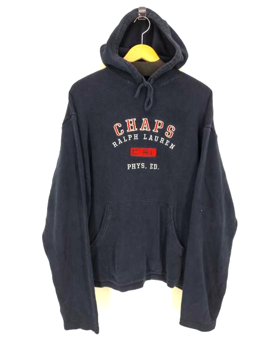 チャップスラルフローレン CHAPS RALPH LAUREN コットンニット プルオーバーパーカー メンズ  L