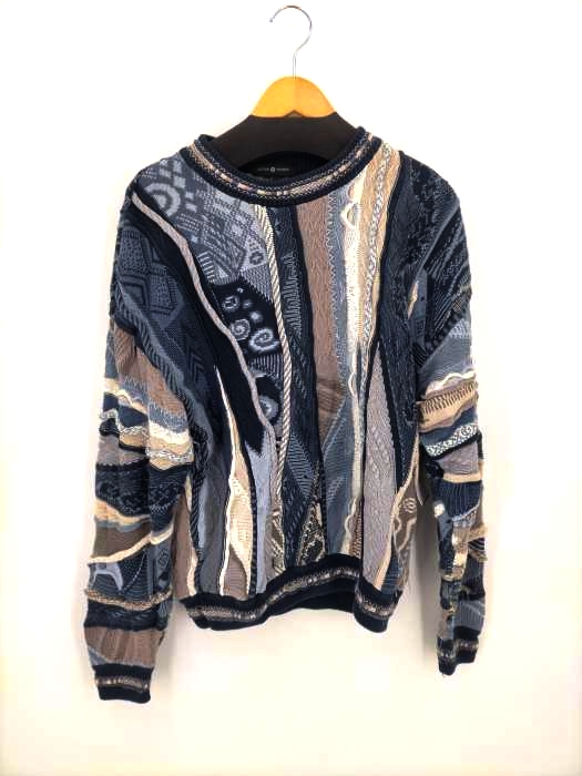 USED古着(ユーズドフルギ) {{COTTON TRADERS}}総柄3Dニット メンズ JPN：M