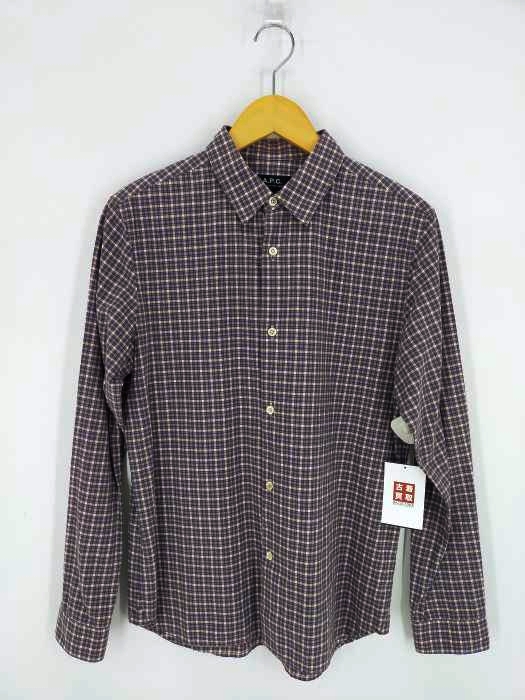 アーペーセー A.P.C. チェックボタンシャツ メンズ JPN：S