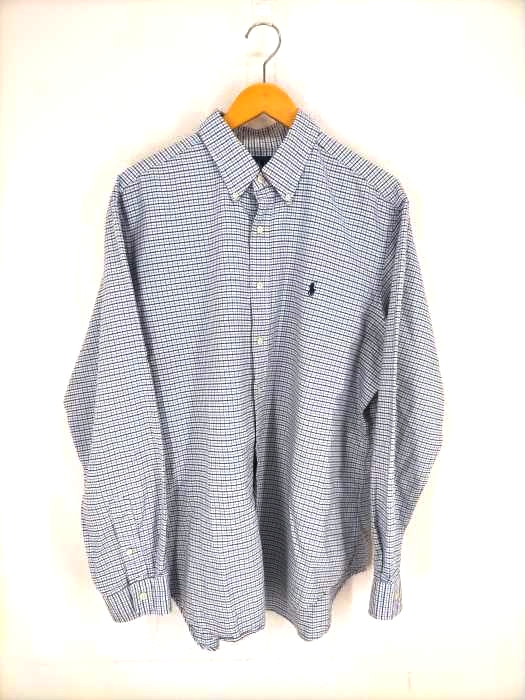 ラルフローレン RALPH LAUREN フィリピン製 CLASSIC FIT チェックボタンダウンシャツ メンズ JPN：XL