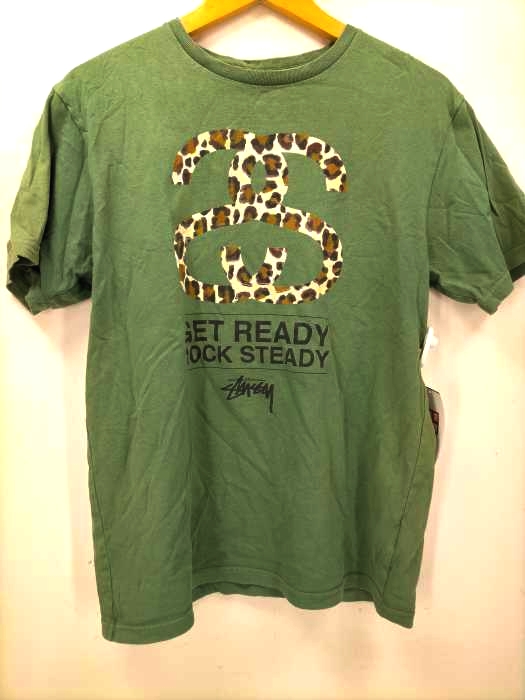 ステューシー Stussy レオパード SSリンクロゴ プリントTシャツ メンズ JPN：M