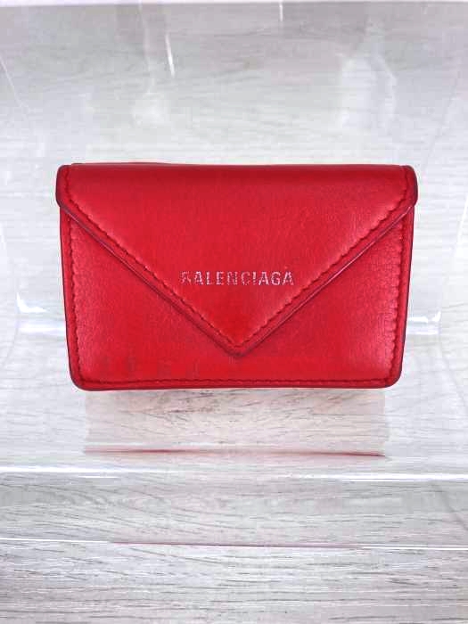 BALENCIAGA(バレンシアガ) レザー 三つ折り 財布 レディース 表記無 表記無