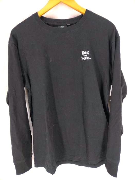 X-girl(エックスガール) Kozik DEVIL GIRL L/S TEE  レディース JPN：L