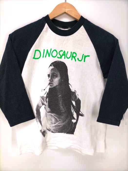 USED古着(ユーズドフルギ) anvilボディ DINOSAUR Jr. GREEN MIND TOUR ラグランスリーブシャツ レディース JPN：M