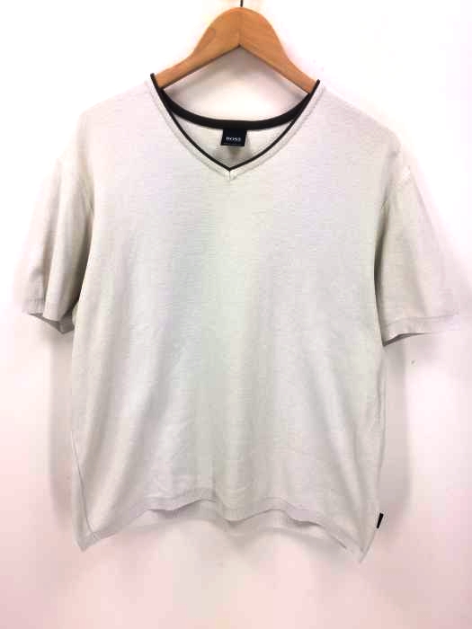 HUGO BOSS(ヒューゴボス) Vネック 半袖 Tシャツ メンズ import:L
