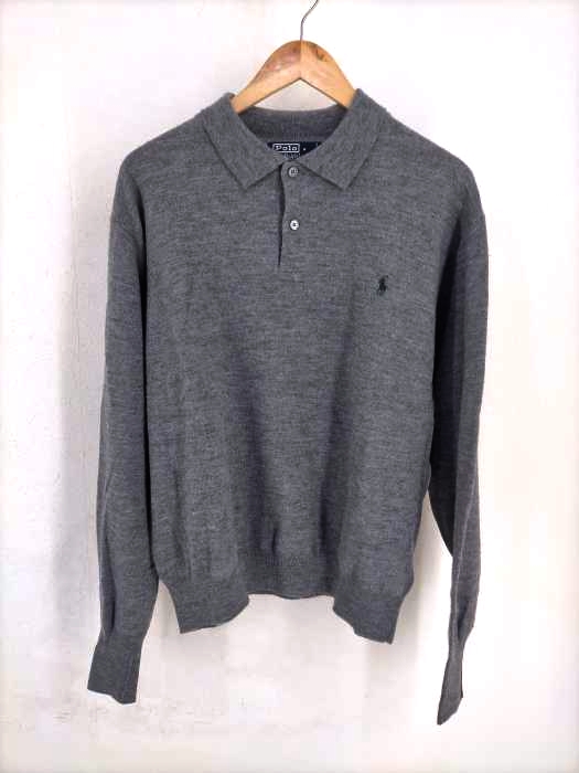 Polo by RALPH LAUREN(ポロバイラルフローレン) 90S ウールニットポロシャツ メンズ JPN：XL
