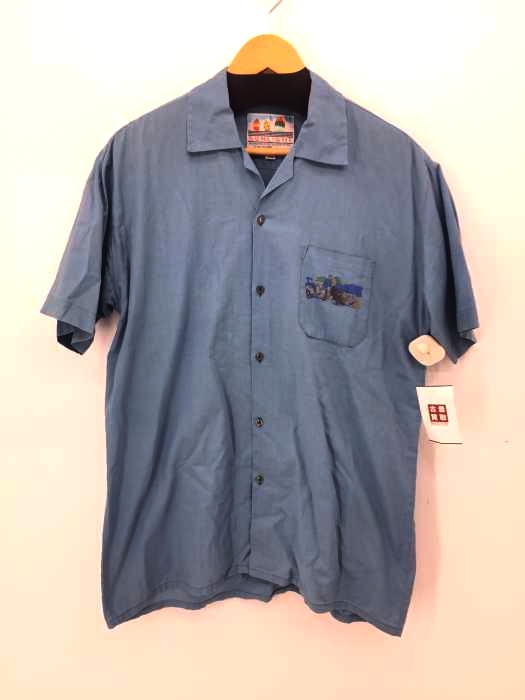 USED古着(ユーズドフルギ) バックプリント開襟シャツ メンズ import:M