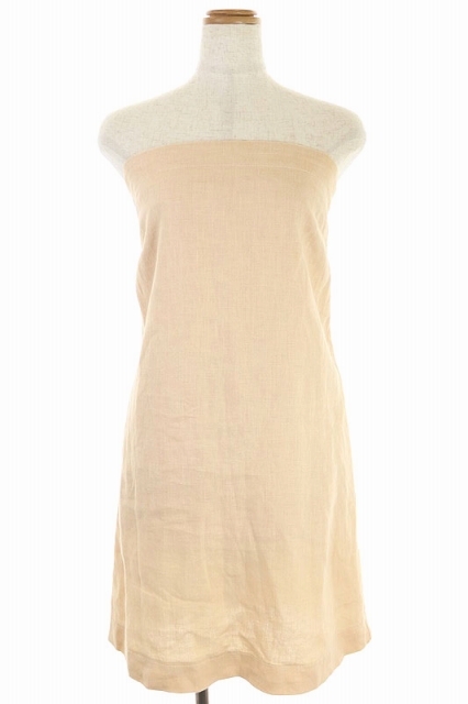 レッドヴァレンティノ RED VALENTINO レッド ヴァレンティノ RED VALENTINO ベアトップワンピース ひざ丈 フレア 40 サーモンピンク /CM ■OS レディース レディース  40（日本サイズM相当）