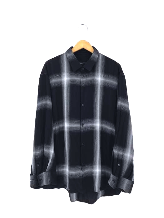 LAD MUSICIAN(ラッドミュージシャン) BIG SHIRT レーヨンオンブレビッグシャツ メンズ JPN：46