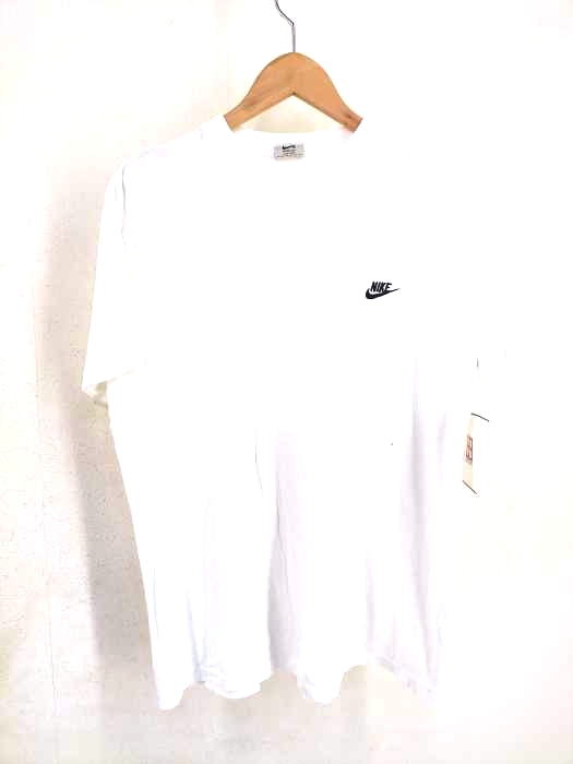 NIKE(ナイキ) 90S 刺繍タグ ロゴ刺繍半袖Tシャツ 袖裾シングル メンズ JPN：M