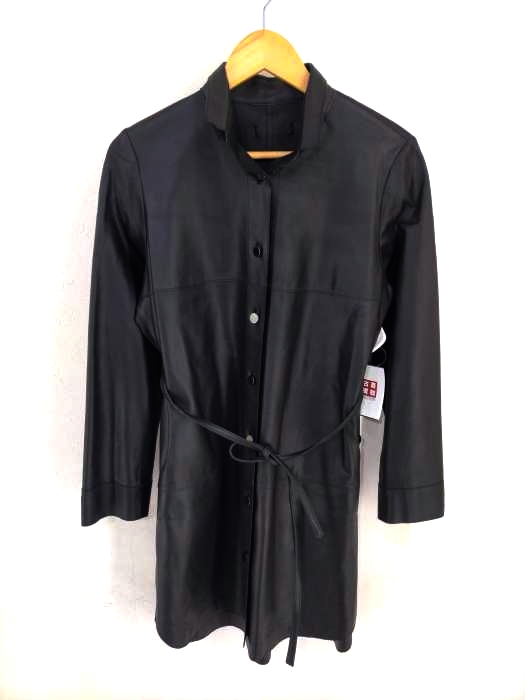 USED古着(ユーズドフルギ) ADAGIETTO ラムレザーシャツコート レディース  M~L