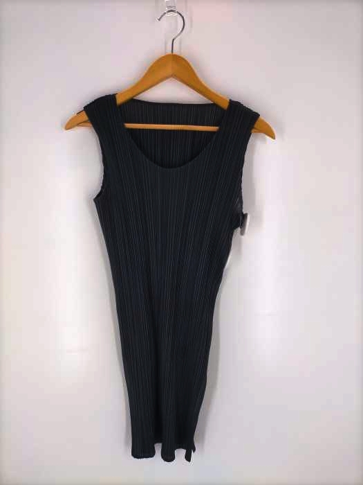PLEATS PLEASE ISSEY MIYAKE(プリーツプリーズイッセイミヤケ) サイドスリットプリーツカットソー レディース 表記無