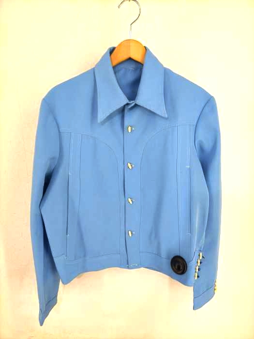 USED古着(ユーズドフルギ) 70s ポリエステルトグルボタンウエスタンジャケット メンズ 表記無