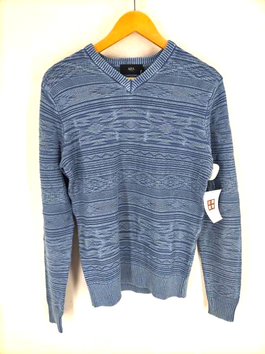 AZUL by moussy(アズールバイマウジー) CHIMAYO STONE WASHED KNIT メンズ S