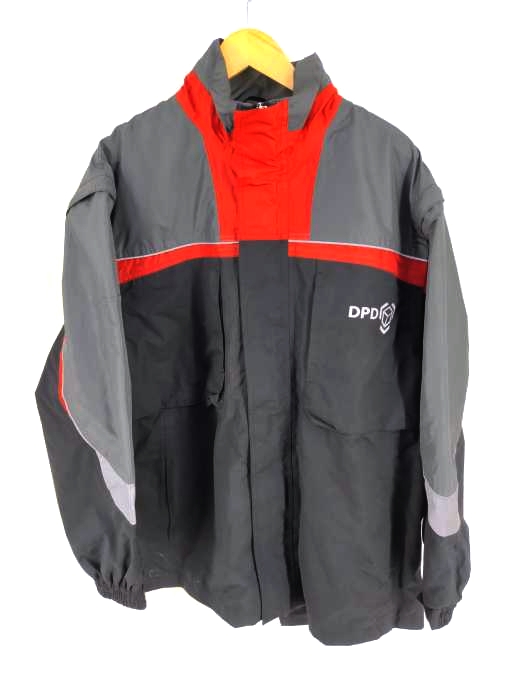 USED古着(ユーズドフルギ) 企業ロゴ 袖着脱式ナイロンジャケット メンズ JPN：XL