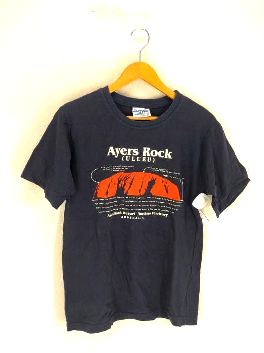 USED古着(ユーズドフルギ) {{BLUE GUM}} プリントクルーネックTシャツ メンズ JPN：XS
