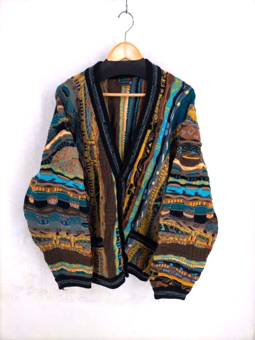 COOGI(クージー) 90S 3Dニットカーディガン メンズ JPN：L