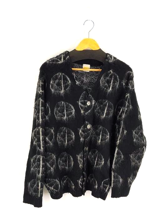 ユーズドフルギ USED古着 {{KOOKYN}} アルパカ混 モヘアライクカーディガン メンズ FREE