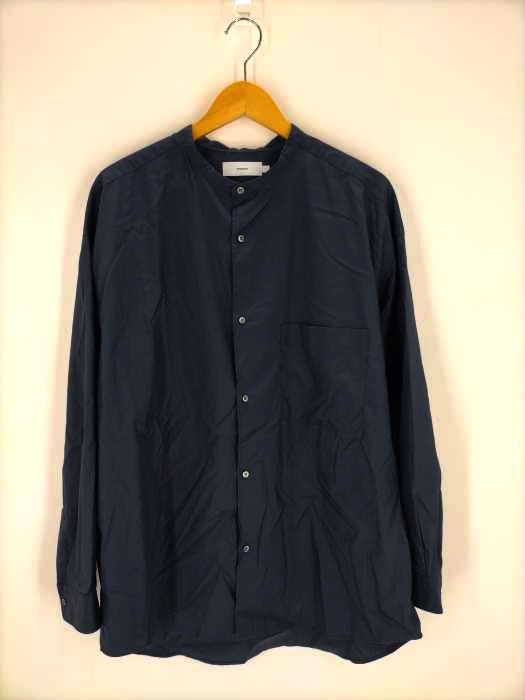 グラフペーパー Graphpaper 20AW BROAD L/S OVERSIZED BAND COLLAR SHIRT メンズ FREE