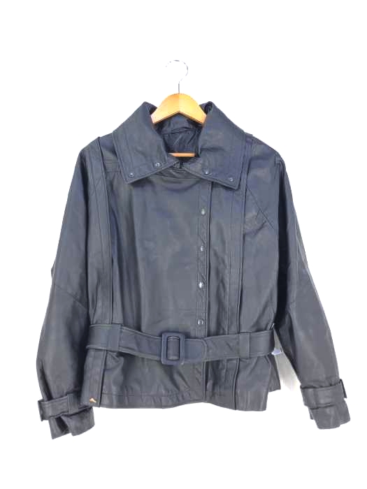 ユーズドフルギ USED古着 {{Bibijana}} レザーライダースジャケット レディース  8