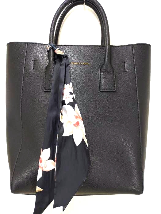 チャールズキース CHARLES & KEITH シフォンスカーフ トートバッグ レディース FREE