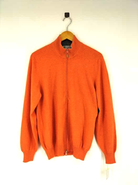 ブルネロクチネリ BRUNELLO CUCINELL カシミヤ フルジップニット メンズ  50