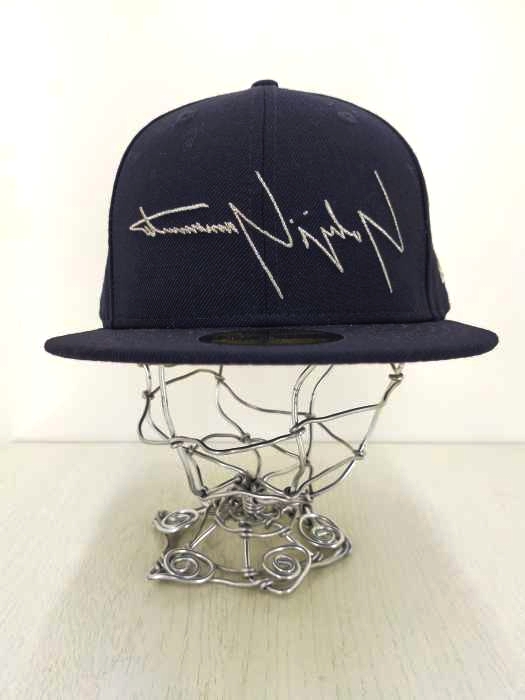 ヨウジヤマモトプールオム Yohji Yamamoto POUR HOMME 59fifty リバースロゴ 6パネルキャップ メンズ  7 1/2
