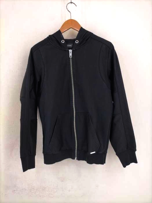 ディーゼル DIESEL メッシュ切替ジップアップパーカー メンズ JPN：S