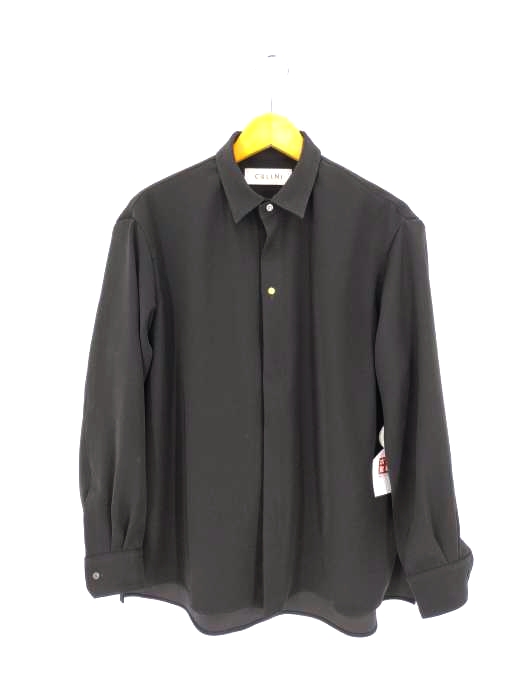 クルニ CULLNI Double satin chin tab shirt メンズ JPN：1