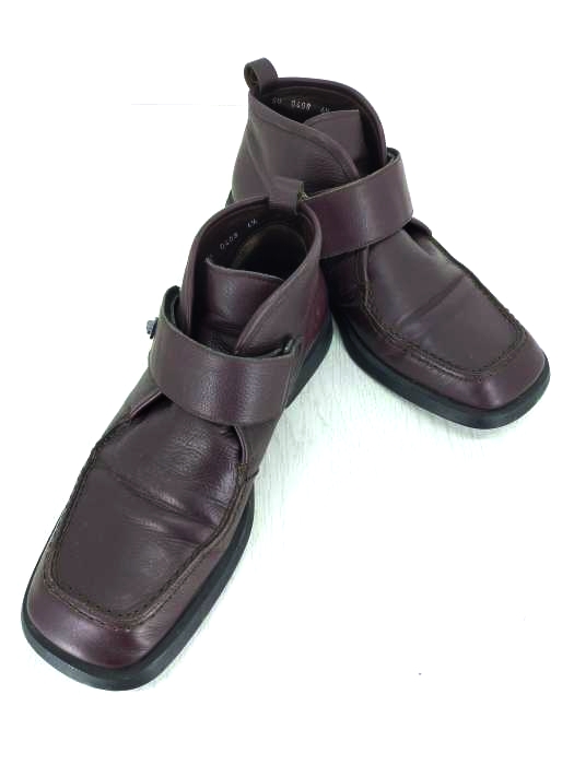 ジャンニヴェルサーチ GIANNI VERSACE スクエアトゥブーツ メデューサ メンズ  6.5