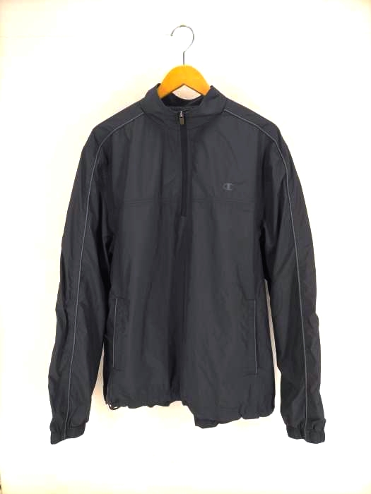 チャンピオン Champion ナイロンハーフジップ メンズ JPN：L