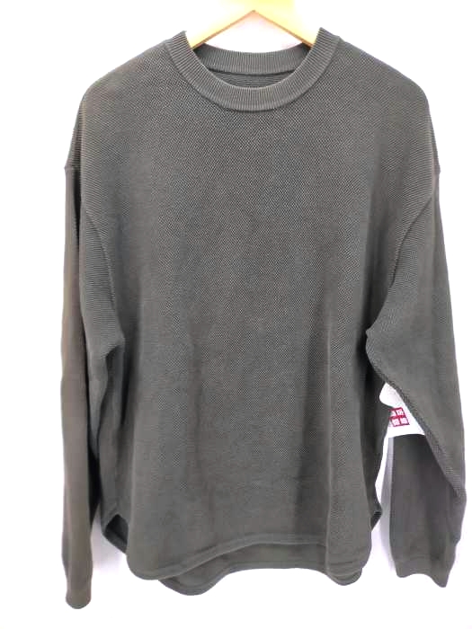 クレプスキュール crepuscule MOSS STITCH P/O/鹿の子ニット メンズ JPN：2