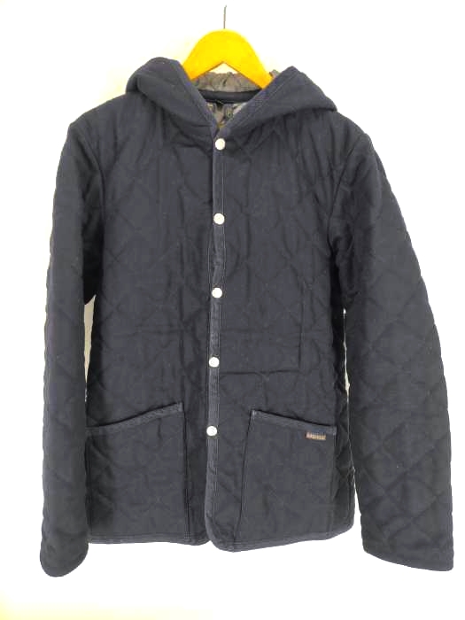 ラベンハム LAVENHAM イギリス製 キルティングフーデッドジャケット レディース  38