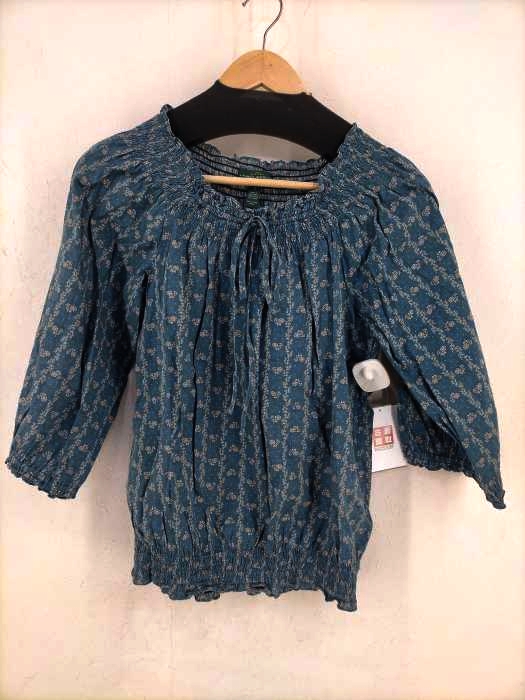 ローレンジーンズカンパニー LAUREN JEANS COMPANY 花柄 コットンブラウス レディース JPN：S