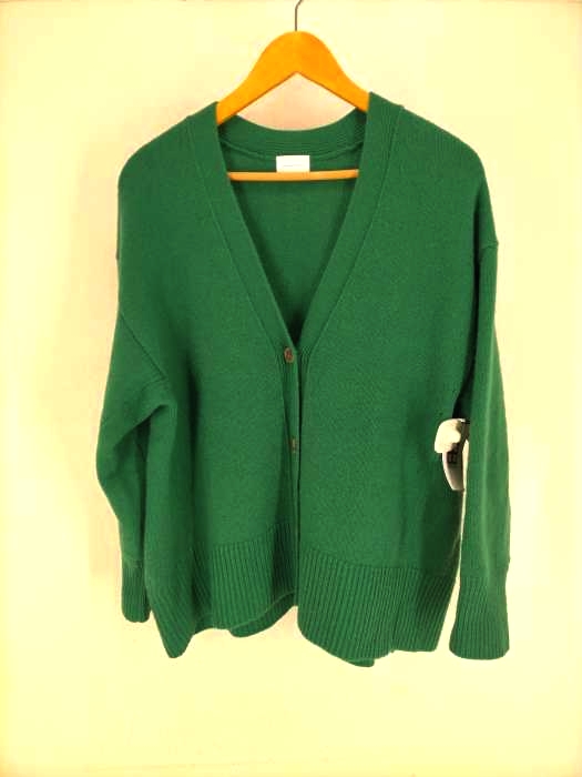 ユナイテッドアローズグリーンレーベルリラクシング UNITED ARROWS green label relaxing セレニティ ボクシー Vネック ニット カーディガン レディース 表記無
