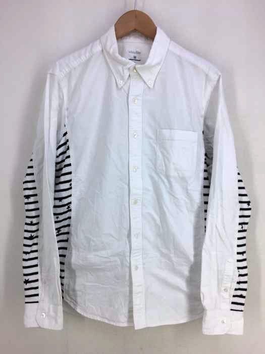 uniform experiment(ユニフォームエクスペリメント) STAR BORDER SIDE PANEL B.D SHIRT メンズ  4
