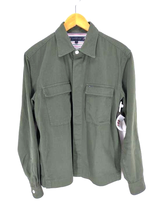 TOMMY HILFIGER(トミーヒルフィガー) Utility Twill Relaxed Overshirt メンズ JPN:S