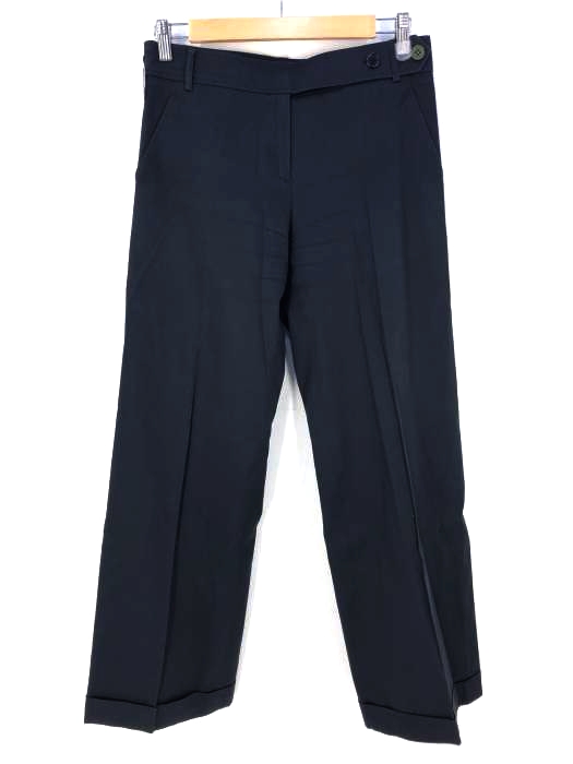 Paul Smith BLACK(ポールスミスブラック) センタープレス ワイドスラックスパンツ レディース 42
