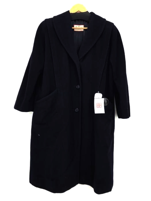 Herno(ヘルノ) カシミヤブレンド ショールカラーウールステンカラーコート レディース  表記無