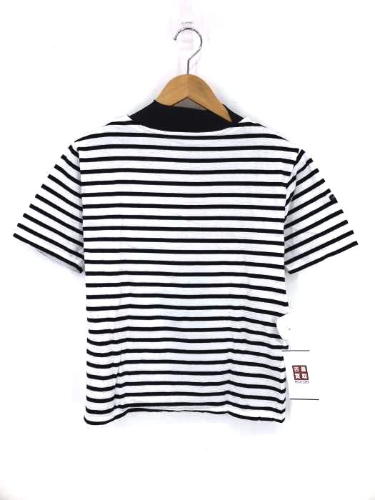 SAINT JAMES(セントジェームス) ボーダー柄ボートネック半袖Tシャツ レディース JPN:S