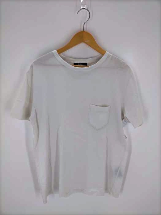 THE RERACS(ザリラクス) ポケット付きクルーネック半袖Tシャツ メンズ JPN：46