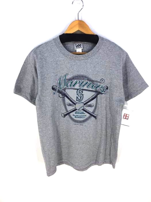 Lee SPORT(リースポーツ) MLB MARINERS マリナーズ プリントクルーネックTシャツ メンズ import:M