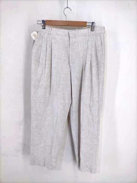 USED古着(ユーズドフルギ) MADE IN USA ポリリネンタックスラックス メンズ  34/30