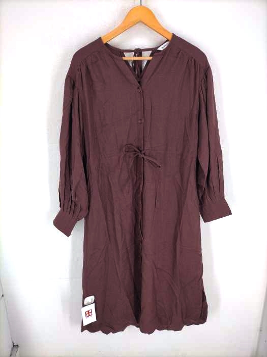 moussy(マウジー) TUCK SLEEVE SHIRT DRESS レディース  FREE