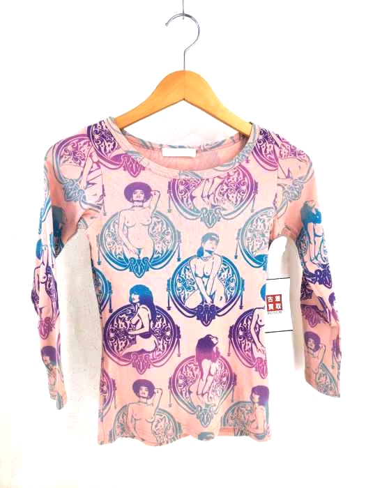 HYSTERICS(ヒステリックス) 総柄 クルーネック L/S Tee レディース FREE