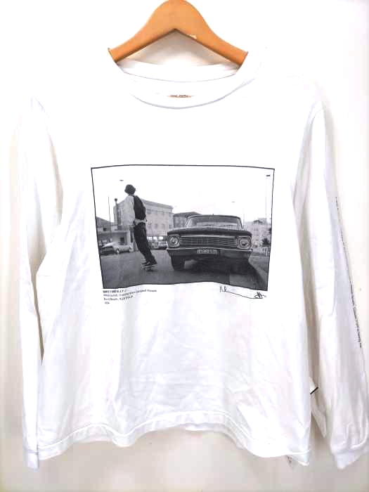 JANE SMITH(ジェーンスミス) Mike O’Meally モノクロフォトロングTシャツ レディース  S