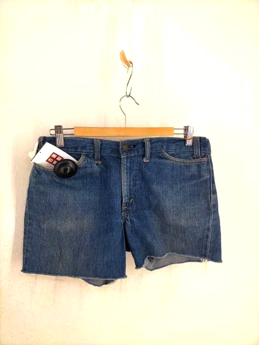 Levis(リーバイス) 646 ボタン裏6 オレンジタブ BIGE 73年製 42TALON SHORT DENIMPANTS スレキスタンプ メンズ 表記無